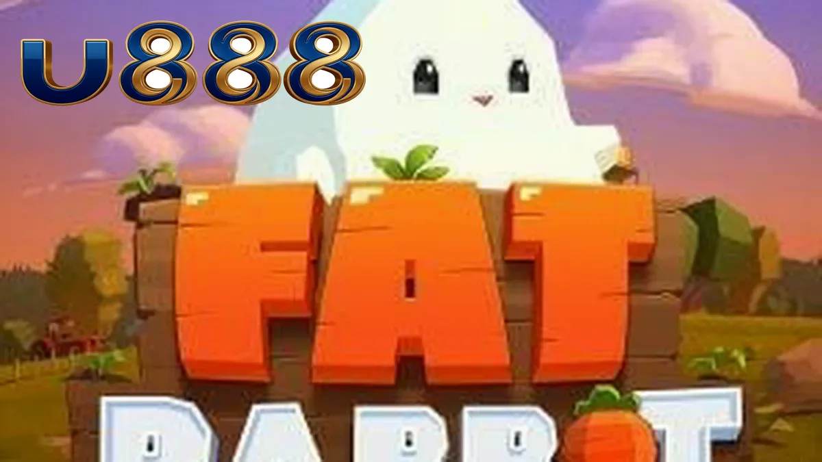 Tampilan antarmuka permainan slot Fat Rabbit dengan simbol kelinci dan wortel